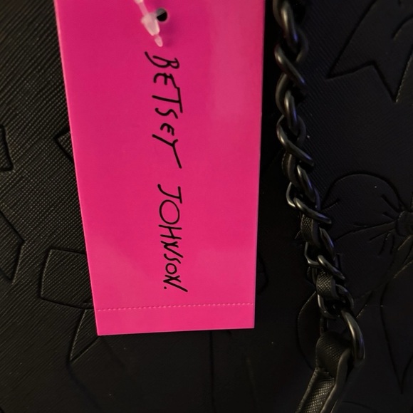 Betsey Johnson Black Tote Bag - Picture 3 of 7